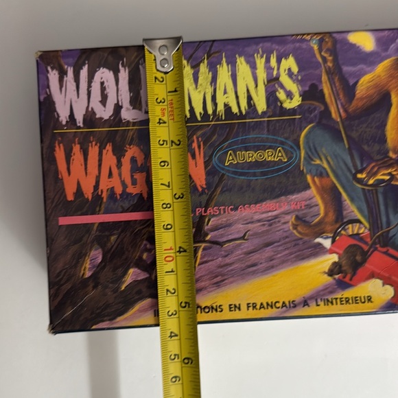 VINTAGE WOLFMAN’S WAGON INCOMPLETE MODEL 1964 AURORA PLASTICS MISSING PARTS - Picture 15 of 16